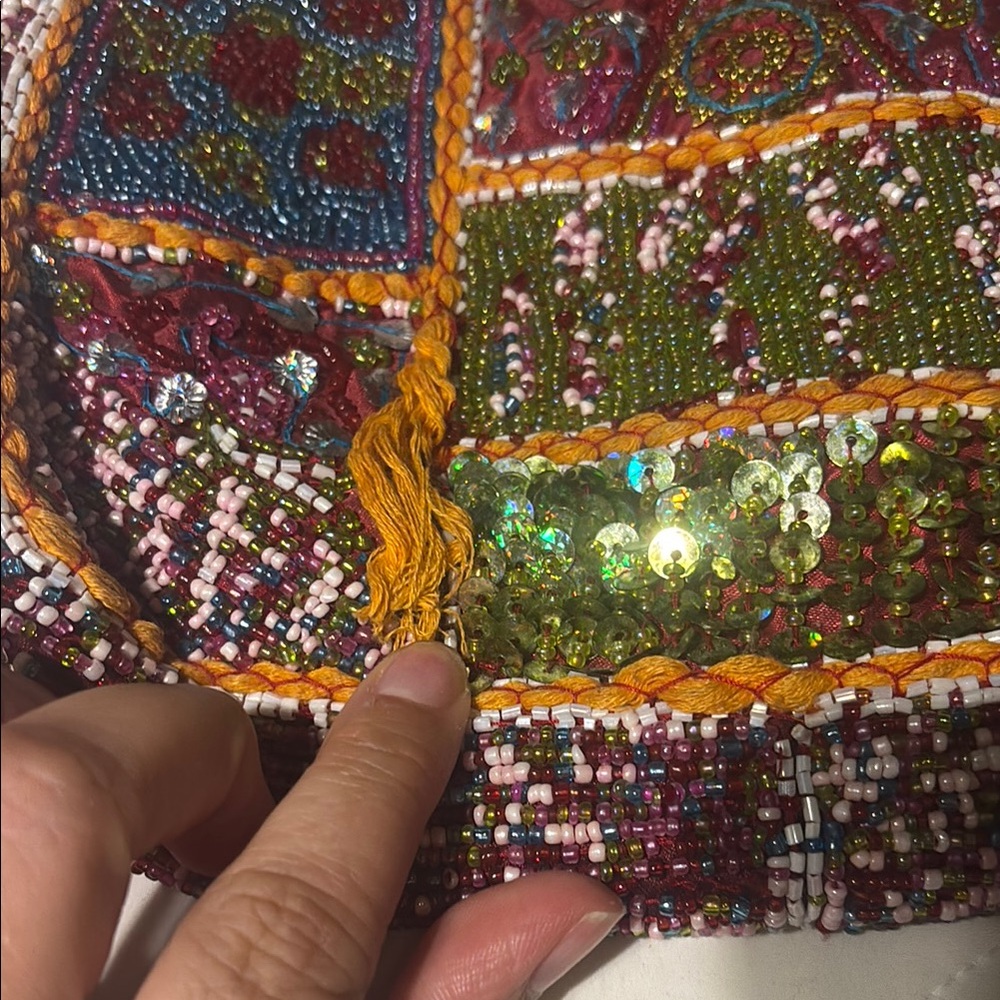 Colorful Beaded Women's Bag - Picture 4 of 4